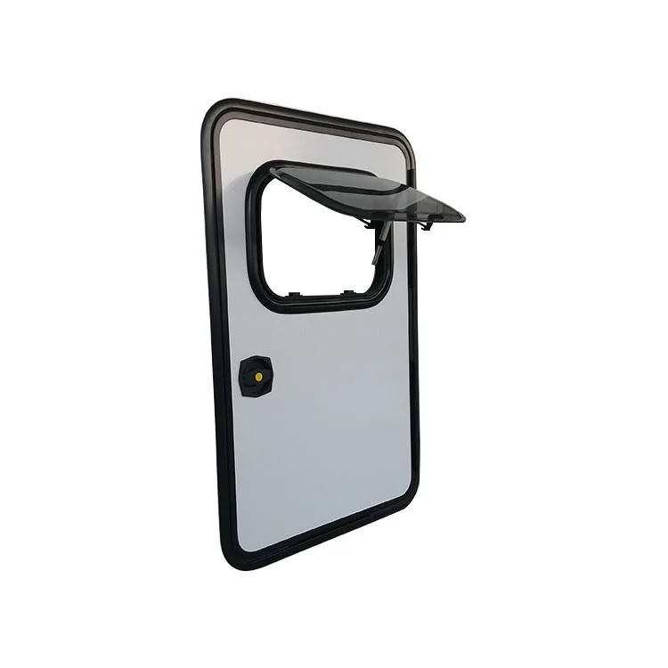 High quality aluminum alloy single point lock rv camper trailer entrance door with motorhome