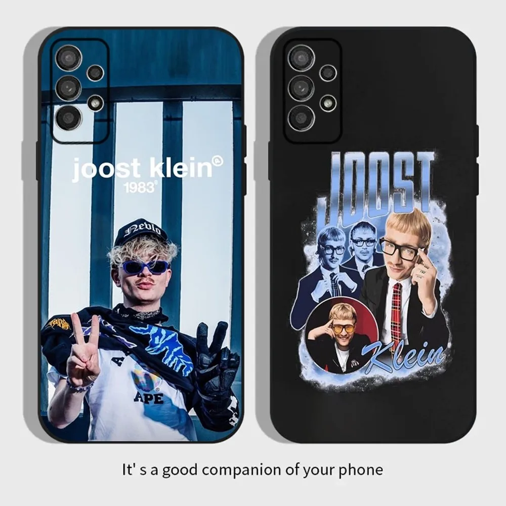 J-Joost Klein Rapper Singer Phone Case For Samsung Galaxy A13,A21s,A22,A31,A32,A52,A53,A71,A80,A91 Soft Black Cover