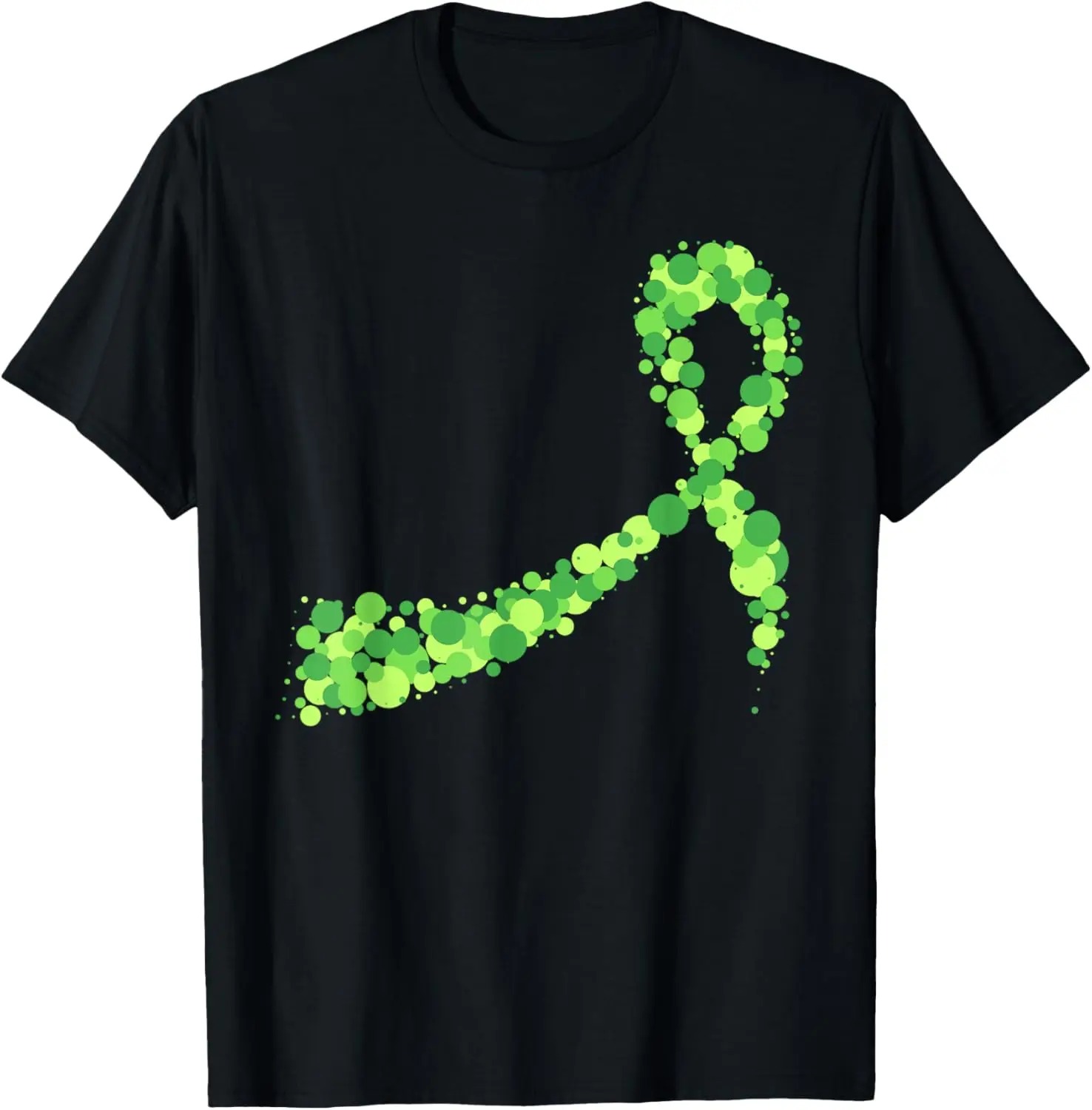 In May We Wear Green Ribbon Mental Health Awareness T-Shirt 100% Cotton Trendy Y2K Short-Sleeve Tee – Soft, Quick-Drying, & Moisture-Wicking; Ideal for Sports or Casual Wear; Great Gift for Christmas or Halloween.