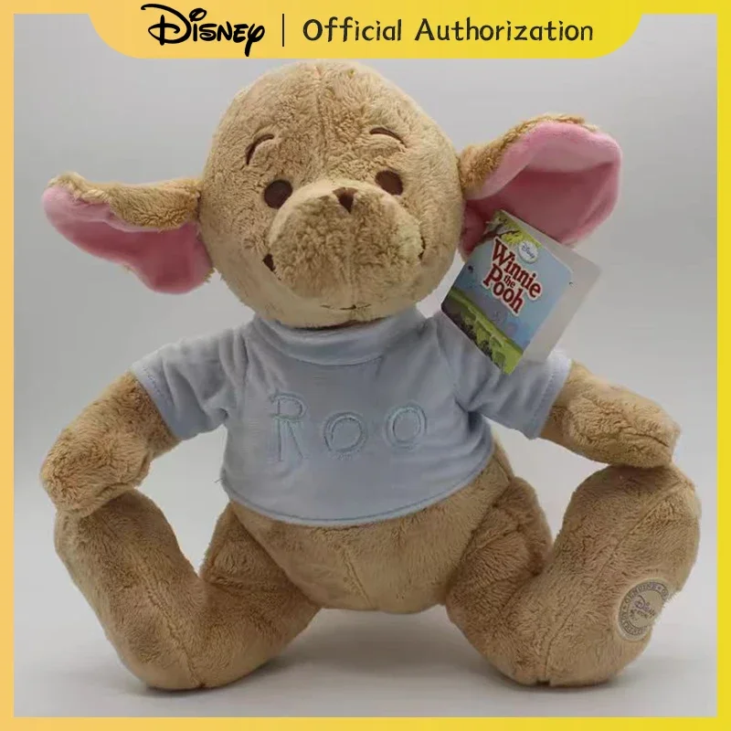 35CM Disney Winnie The Pooh Roo Doll Cartoon Kangaroo Plush Toy Cute Anime Soft Kawaii Companion Children's Birthday Gift