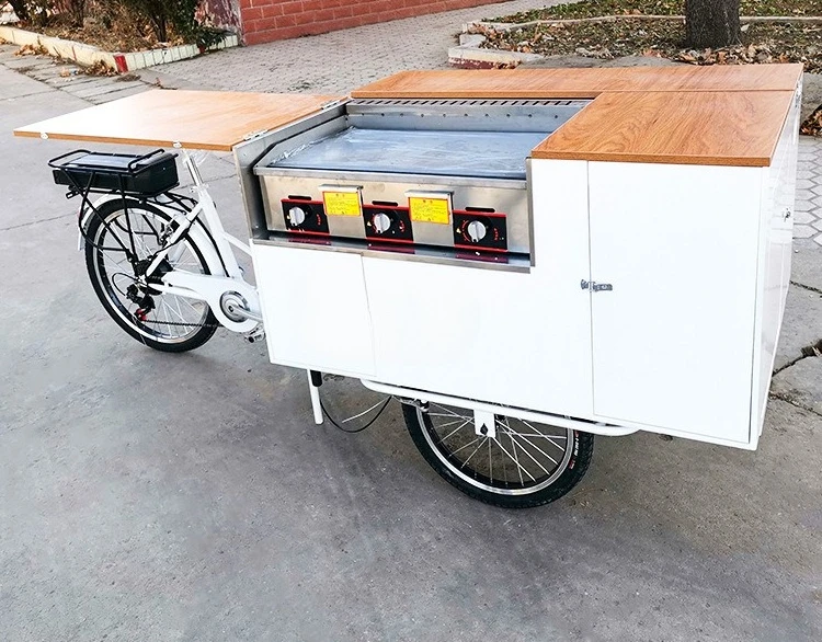 

Teppanyaki takeaway truck Night market stall Multifunctional food dining car