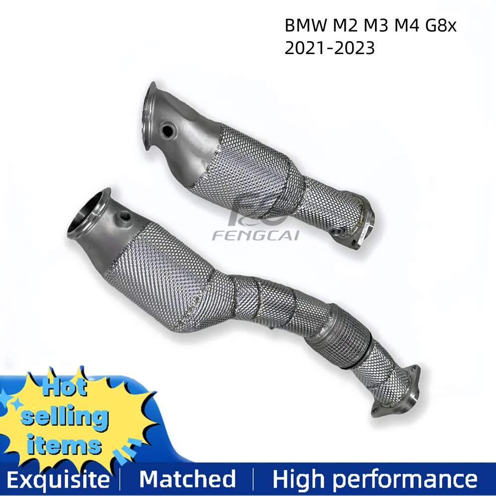 

Exhaust downpipe for BMW M2 M3 M4 G87 G80 G82 S58 2021-2024 Exhaust pipe catalytic converter no engine failure light