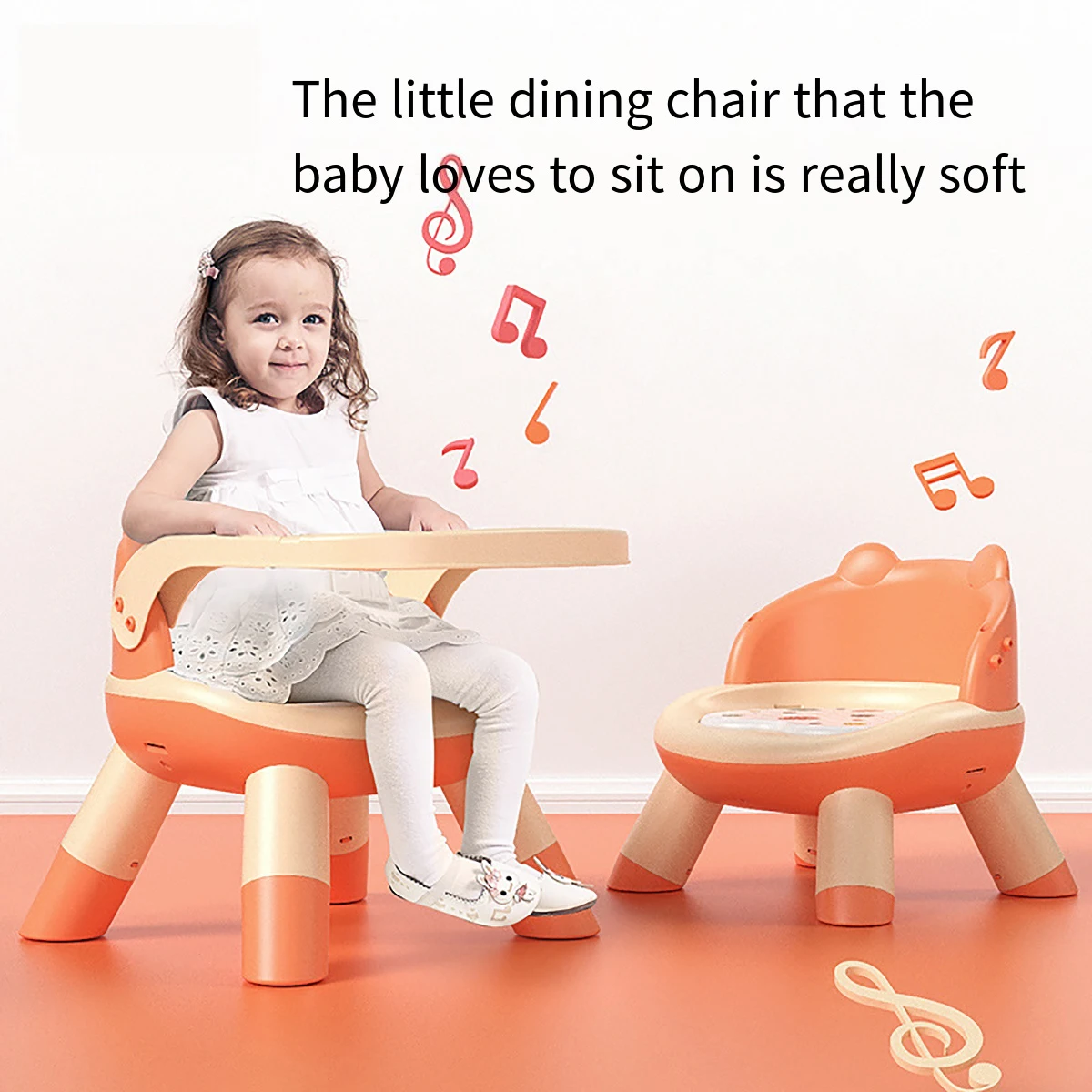 1PC Baby dining table chair One-year-old baby called chair bench stool Child chair back bench seat dining chair