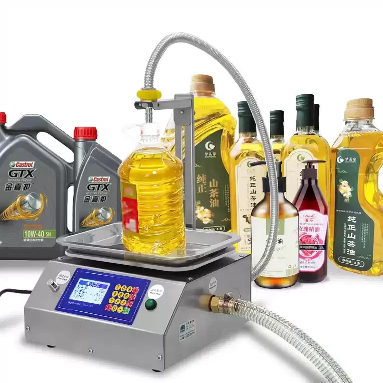 -oo Semi Automatic Liquid Filling Weighing Machine Plastic Pump Check Weight High Viscosity Liquid Filling Machine