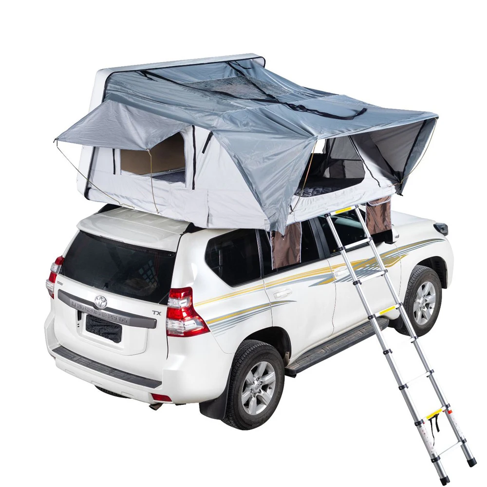 New Abs Hard Shell Waterproof Insulated Roof Top Tent 4Wd Off-Road Truck Camping Car Roof Top Tent,Customization