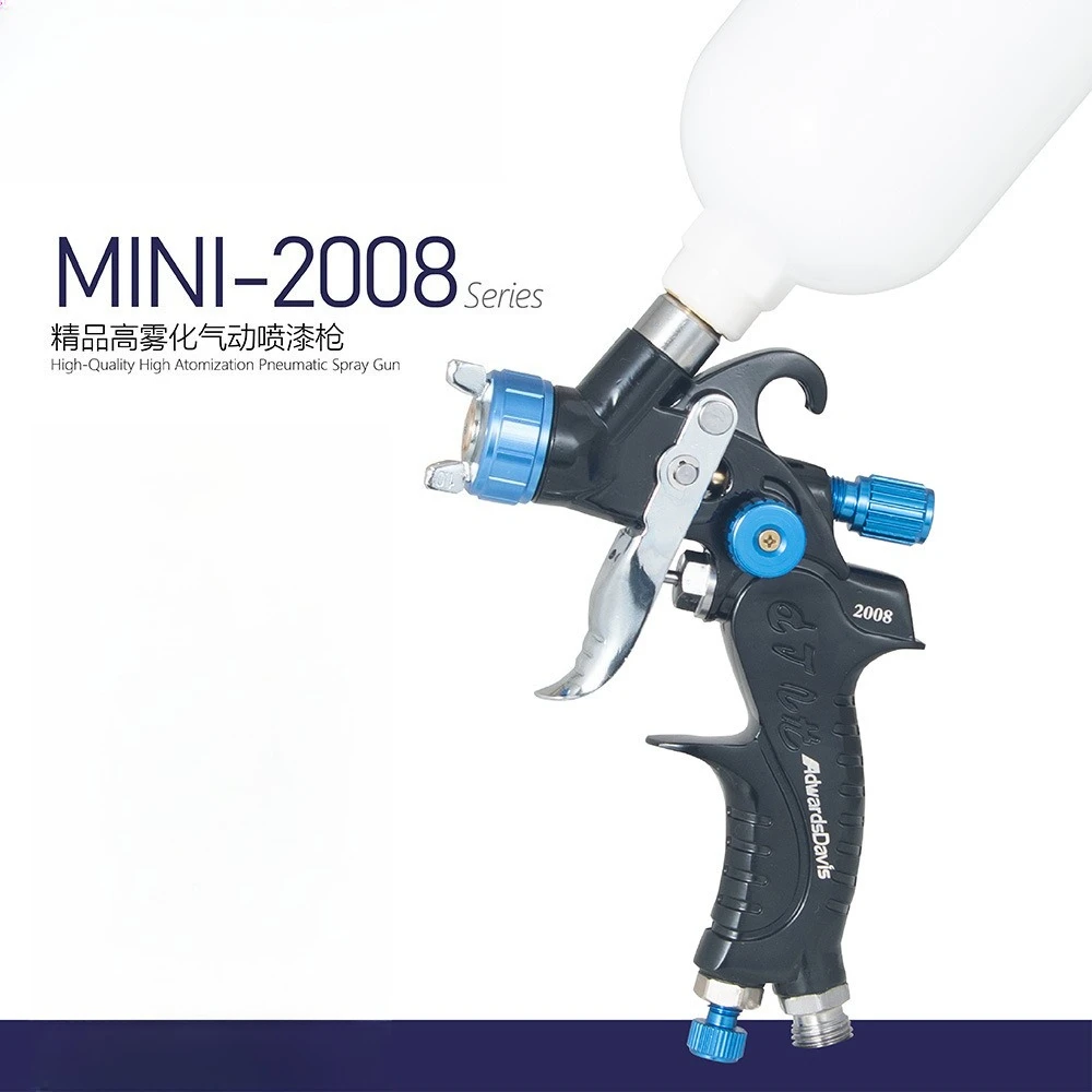 2008 Mini Pneumatic Spray Gun 0.8/1 Small Car Furniture Leather Repair Gun