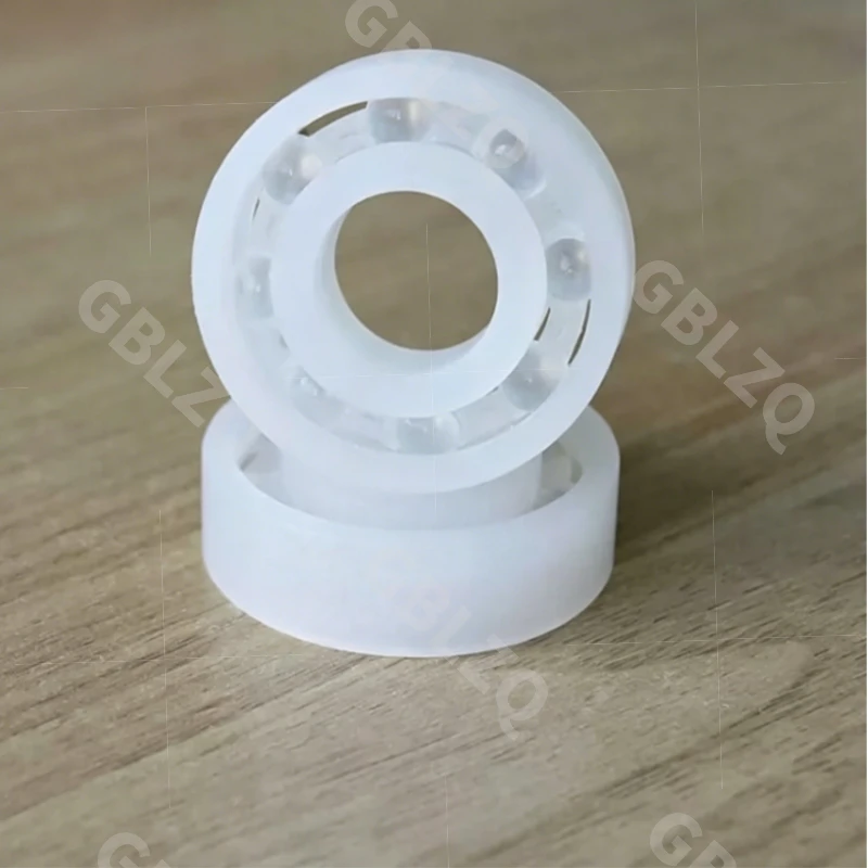 6200 6201 6202 6203 6204 6205 6206 Acid Alkali Resistant PP Plastic Nylon Bearings Engineering Plastic Corrosion Resistant