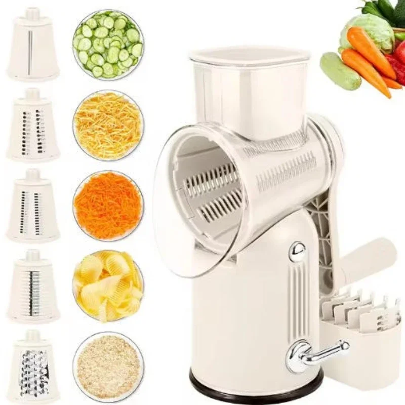 

Multifunctional Stainless Steel Manual Slicer Adjustable Cheese Grater Vegetable Mandolin Chopper for Kitchen