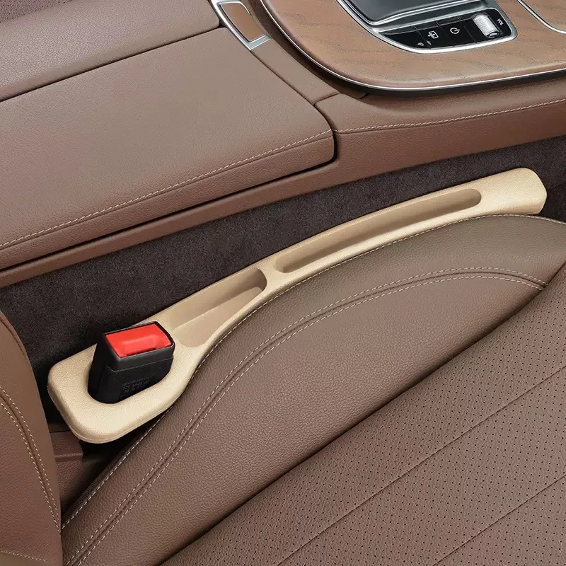 1 Pair Car Seat Gap Plug Strip Side Seam Car Gap With Slot Filler Leak Proof  Storage Organizer Interior Decoration Universal image 4