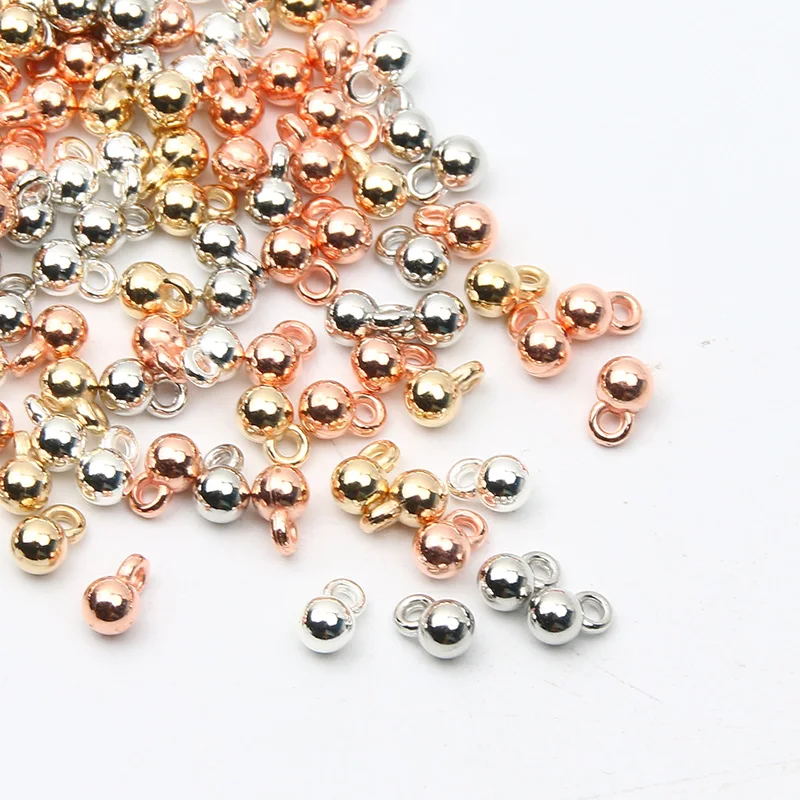 200Pcs 4/5/6mm Round Ball Acrylic CCB Spacer Beads Diy Bracelet Necklace Charms Beads For Jewelry Making Handmade Accessories