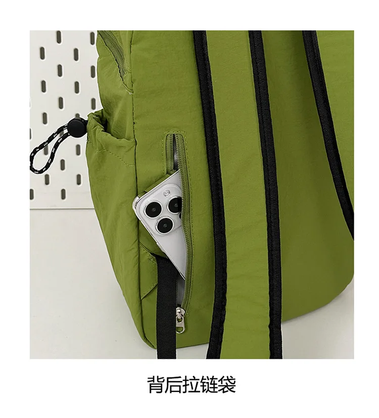 حقيبة ظهر مدرسية ذات سعة كبيرة حقيبة مدرسية من النايلون حقائب سفر رياضية خارجية Unsiex حقيبة ظهر للأمتعة