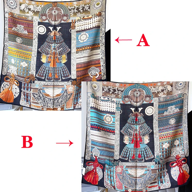 

Two Faced Print Winter Warm Scarf 65CM Luxury Designers Square Bandanas Women Clothing Bag Accessories Lover Gift