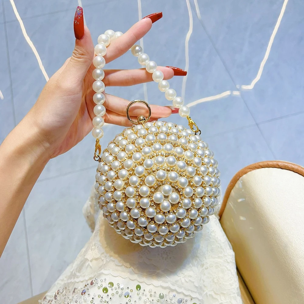 

Pearl Evening Bag — Spherical Handbag