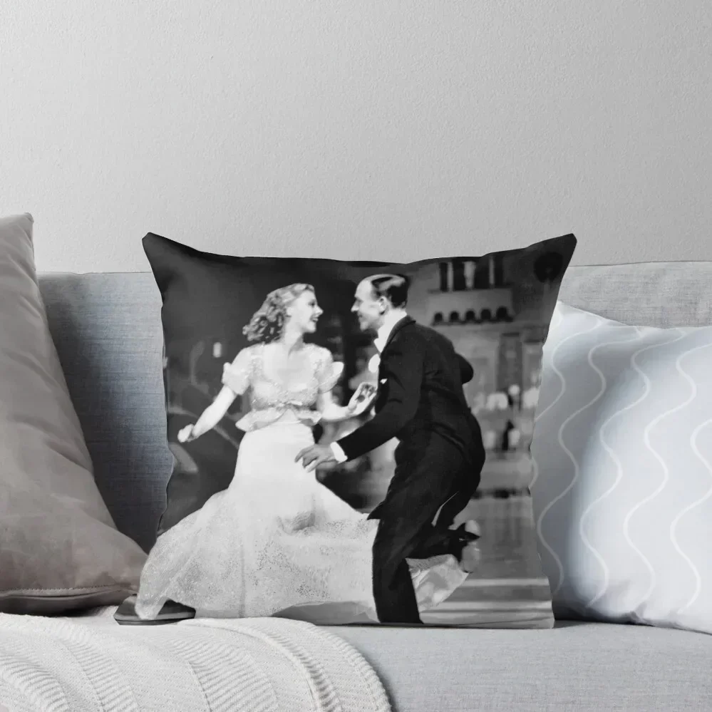 Ginger Rogers and Fred Astaire Throw Pillow Cushions For Sofa Sofa Cushion Cover Cushion Cover Luxury luxury sofa pillows pillow