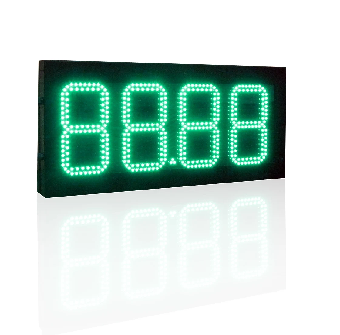 

Hot Selling 12 Inch 888.8 Red Waterproof Remote Control Digital Gas Price Sign Led Display Boards for Gas Station