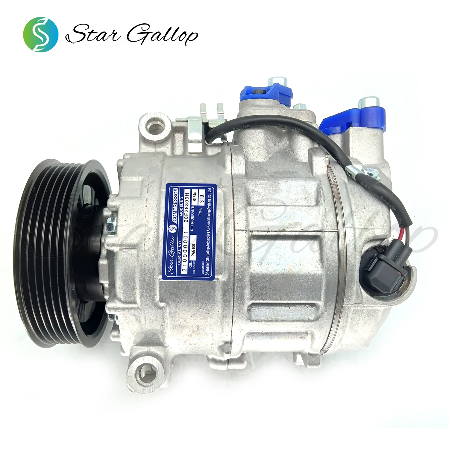 7SE17 VW006 R134A Automotive 12V Electric Car Air Conditioning Compressor For Volkswagen Touareg 3.0 09-15 Audi A8