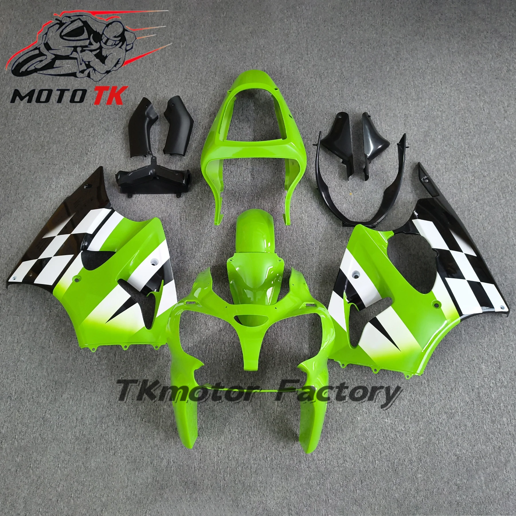 Motorcycle Fairings For Kawasaki ZX 6R 636 2000 2001 2002 Full Red Injection ABS Fairing Bodywork Kit Panel Set ZX6R 00 01 02 2