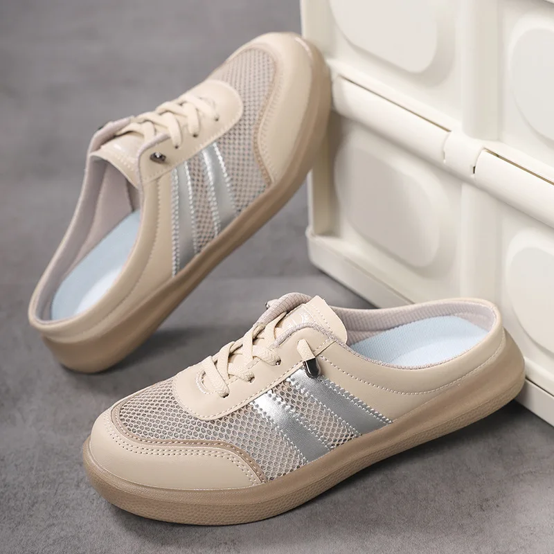

Slippers Women Cheap Shoes Clearance ，casual Sneaker，ladies Shoes，Breathable Mesh Non-slip Soft Bottom Women's Summer Sneakers