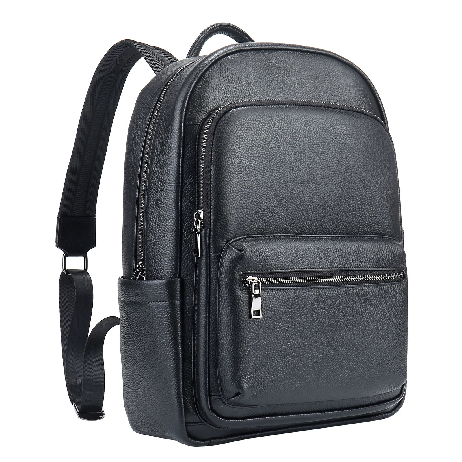 

Большой мужской рюкзак из натуральной кожи 2026 года, новая модель, дорожная сумка из воловьей кожи, большая черная сумка через плечо из коровьей кожи