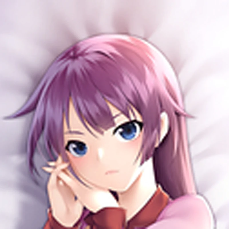 

New Pattern Anime Hitagi Senjougahara Dakimakura Hugging Body Pillow Cover Case double-sided printing‌