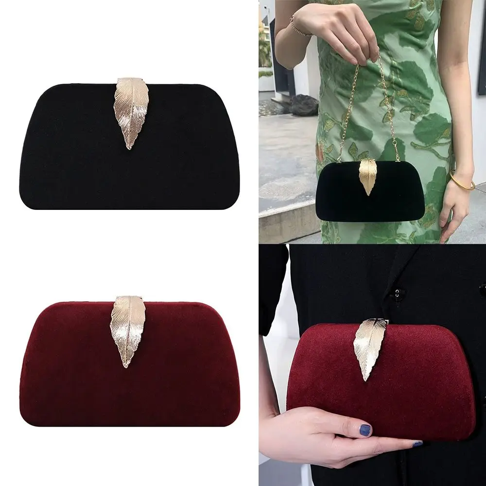 Bolsos de mano de noche negros Retro, bolso de mano Formal de diseñador de lujo de terciopelo para cena, bolso de mano de boda para mujer