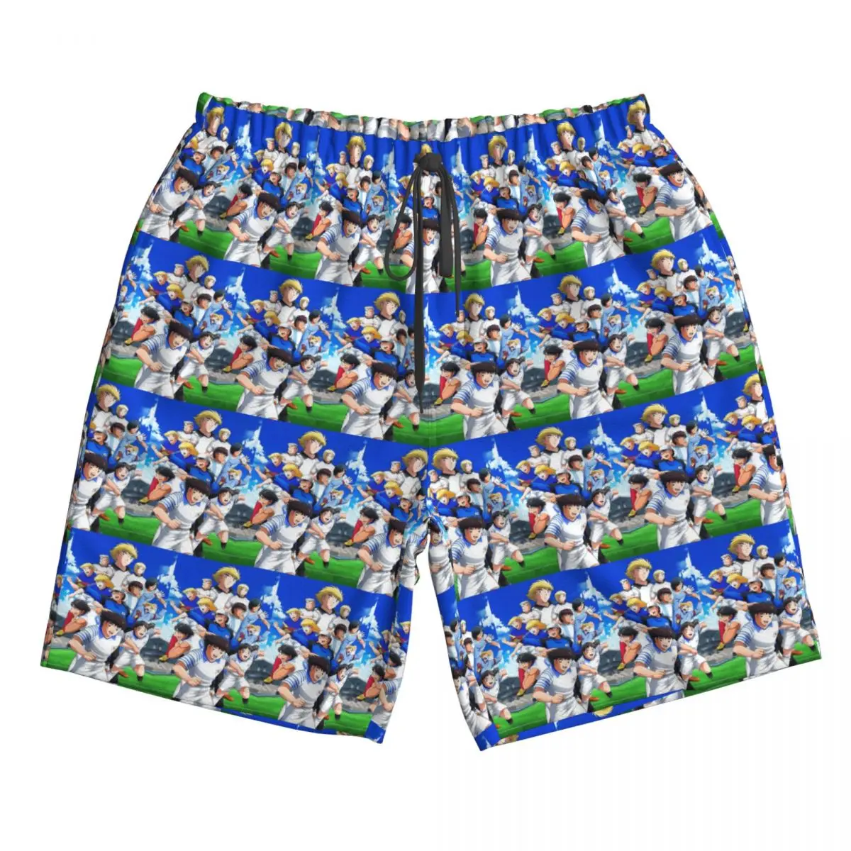 Captains Tsubasas Japan Football Anime Trunks Beach Board Shorts Casual Quick Dry Swim Summer Men Pants