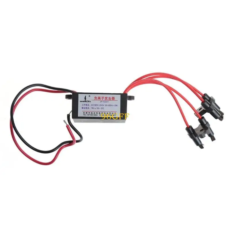 96GF DIY AC 220V High Output Ionizer borne Negative Ion Anion Generator New