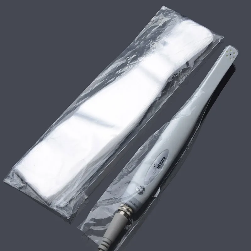100Pcs/Box Disposable Intraoral Camera Cover Endoscope Protective Sleeves Film  Dentistry Lab Tools
