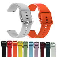 20mm 22mm Silicone Watchband For Huami Smart Watch Amazfit GTR 47mm 42mm/GTS 4 2 Mini 3 2E Band For Amazfit Bip S/U/3 Pro Correa