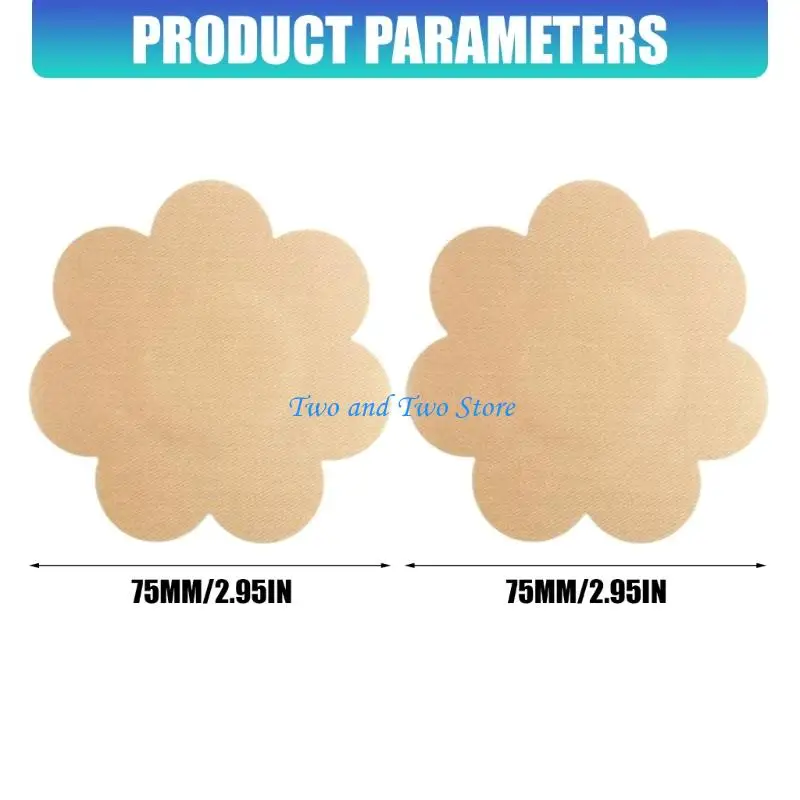 Picture 5: HX6F Women's Smooth Adhesive Breast Covers for Dance, Travel, and Formalwear Needs