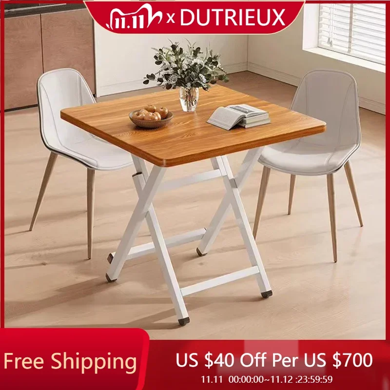 

Unique Trendy Dining Table Folding Folding Wood Portable Outdoor Lounge Gaming Dining Table Computer Muebles Garden Furniture