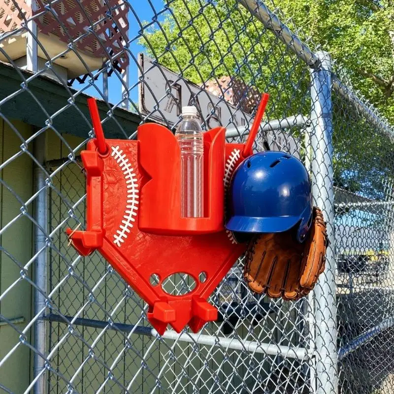 31BE Sports Helmet Glove Storage Hanger for Baseball Field Practice Game Backyard