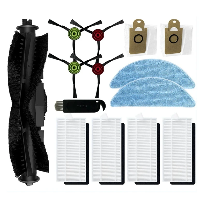 الرئيسية الجانب فرشاة Hepa تصفية الغبار حقيبة ممسحة استبدال قطع الغيار ل HONITURE Q6 SE روبوت مكنسة كهربائية