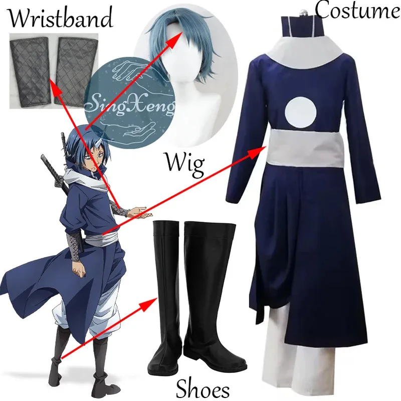 qq34SingXeng Anime That Time I Got Reincarnated as a Slime Souei Cosplay Costume Halloween Uniform Customize