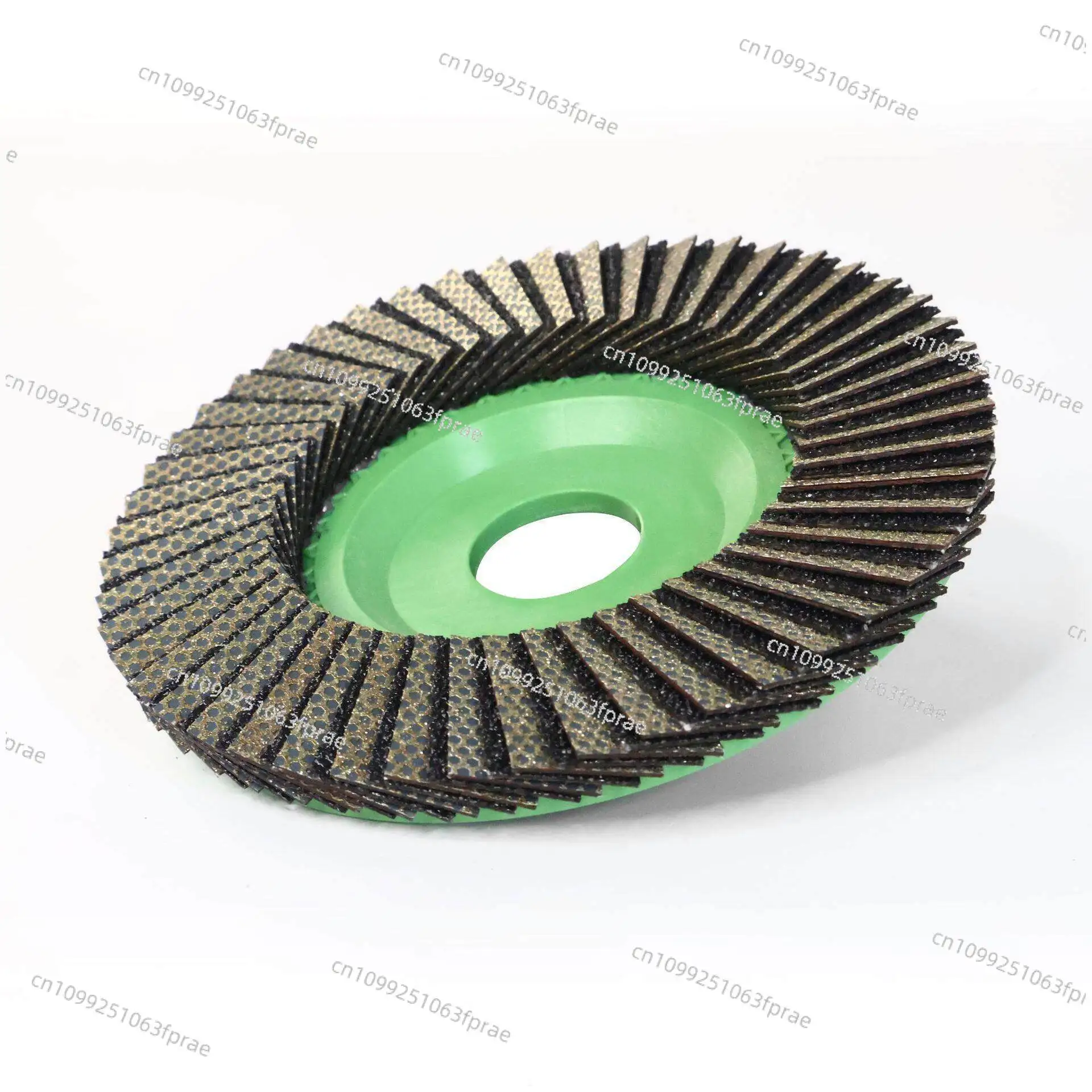 115mm Electroplated Diamond Flap Disc, Angle Grinder Louver Wheel for Ceramic & Glass Polishing