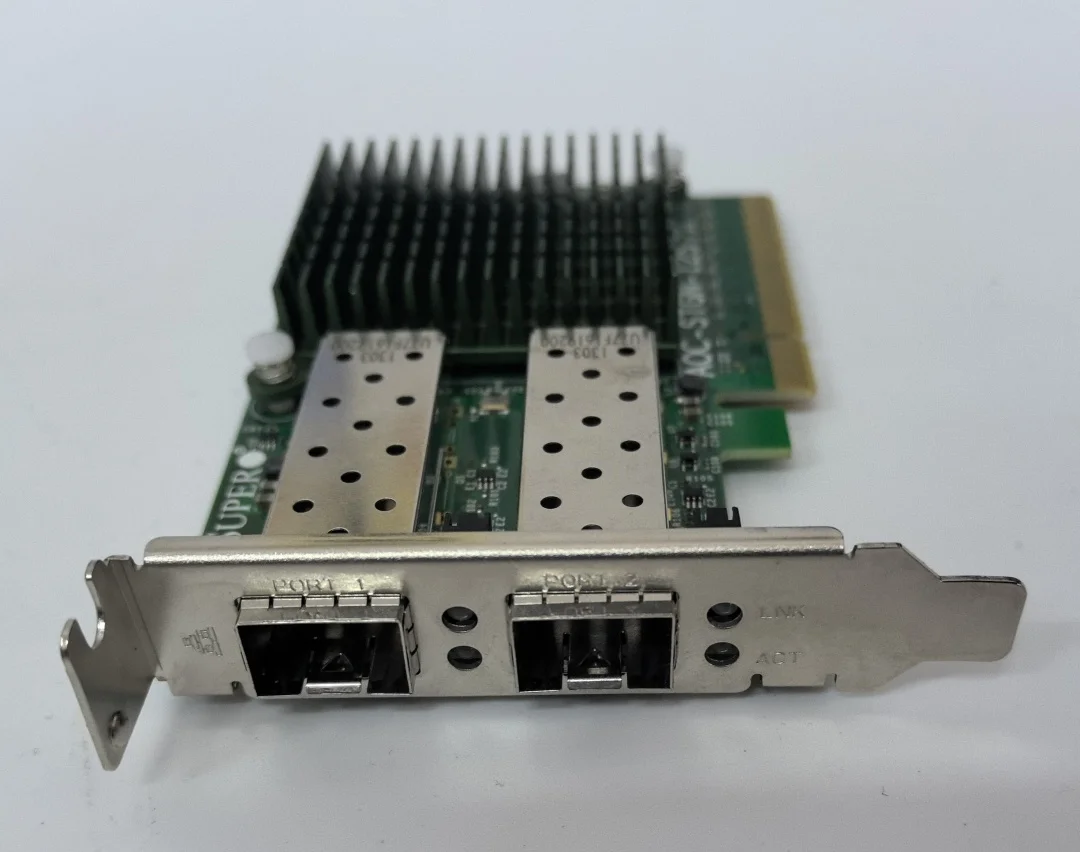 AOC-STGN-I2S Network Interface Controller Super-micro Dual Port SFP+ 10GbE Ethernet Adapter X520-DA2 REV2.0