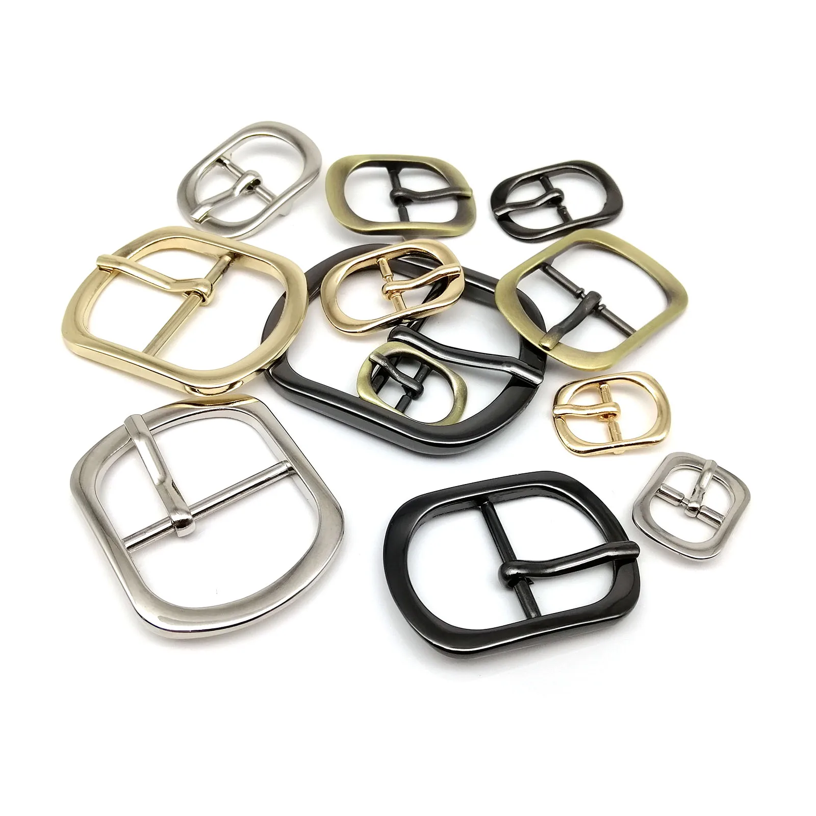 Metall innen breit 13/15/20/25/32/38 mm verstellbar Roller Pin Schnalle Snap Oval O Ring für Leder Tasche Handtasche Schuh Schultergurt Gürtel – Detail 17