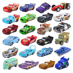 24 Styles Racing Disney Pixar Anime Cars 2 3 Lightning McQueen Alloy Metal Model 1:55 Die Casting Kids Toys Vehicles Kids Gifts