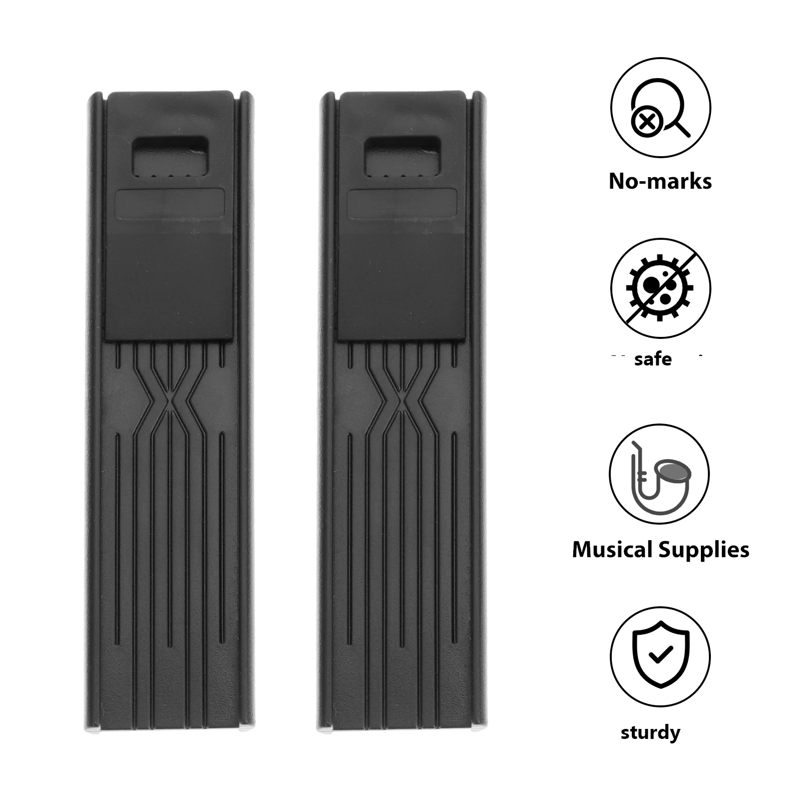 

3 Pcs Reed Protection Clip Plastic Protectors Saxophone Whistle Clips Dust Proof Wear Resistant Easy Storage Small Size Musical