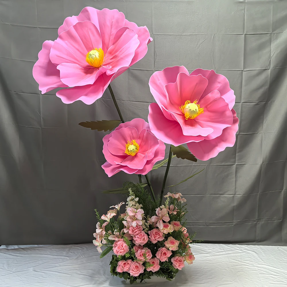 

180cm Large Artificial Flowers Wedding Backdrop Prop Road Lead Flower Party Supplies Garden Decoration Window Display Home Decor