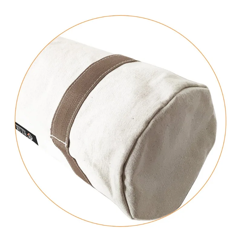 Tool bag Round Hand-held Tool Kit Portable Electrician Bag White Woodworking Tool Storage Bag