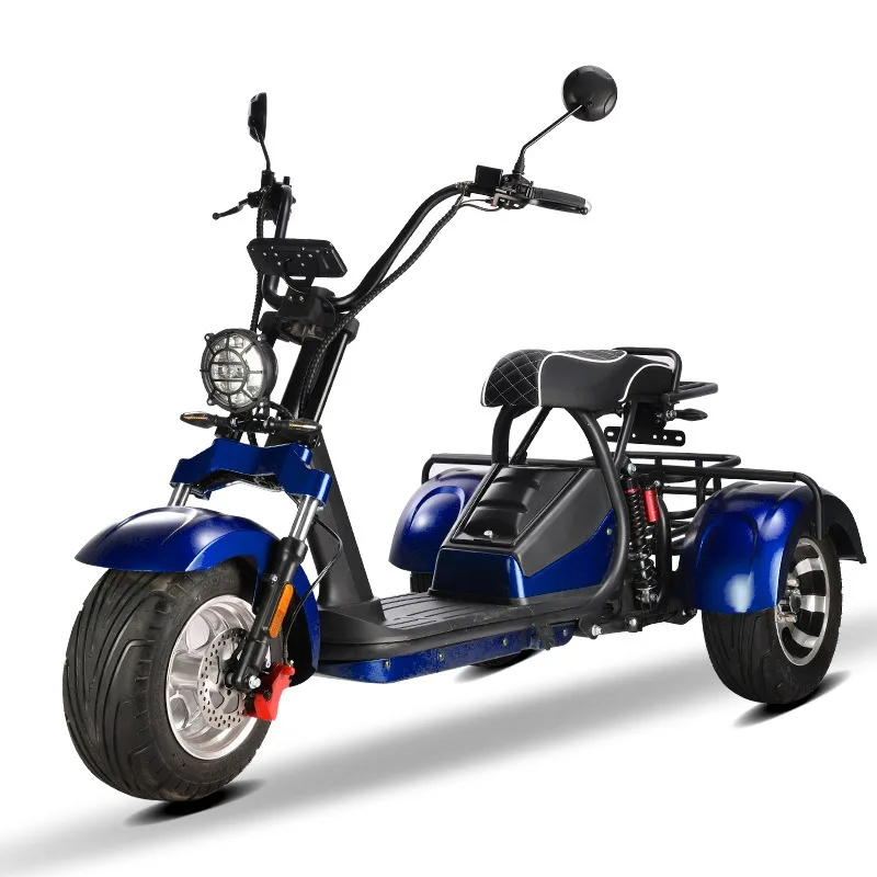 

Electric Scooter Electric Tricycles for Adults Cargo Rickshaw with 3 Wheels Passenger Use Electric Motorcycle