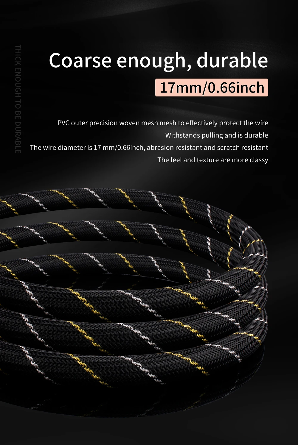YYAUDIO HIFI-Netzkabel, hochwertige EU-/US-Standard-Steckdose mit Rhodiumbeschichtung, hochreines OCC-Kabel mit TV-Verstärkerfilter – Detail 5