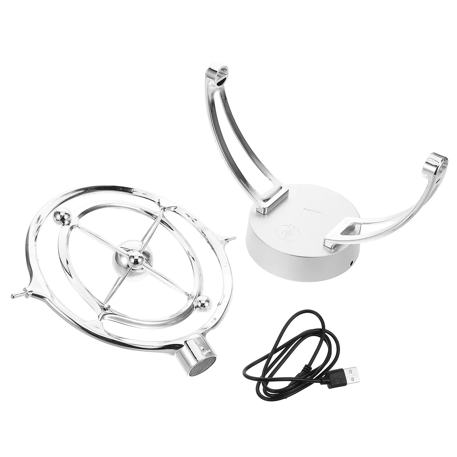 

Earth Perpetual Motion Device Car Ornament Electric Rotation Desk Decoration Office Desktop Perpetual Motion Machine Creative