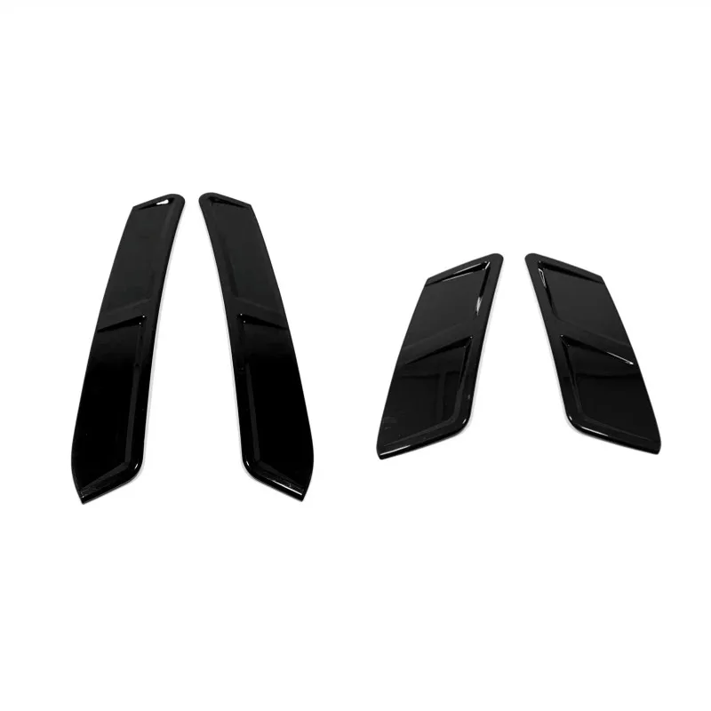 For Hyundai Tucson NX4 2021 2022 ABS Black Car Front Rear Wheel Eyebrow Side Body Shape Garnish Decor Cover Trim Accessories