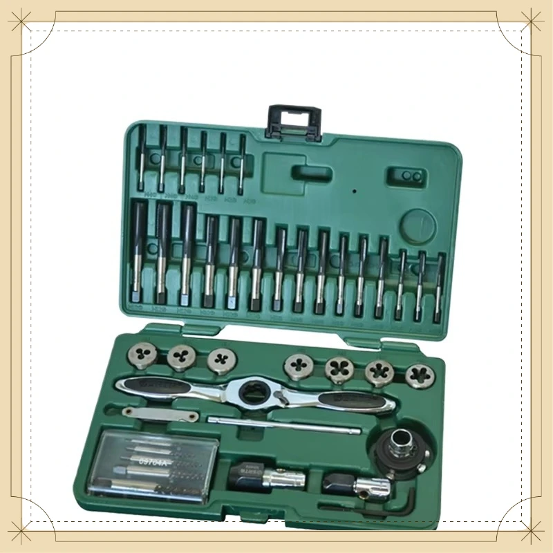 SATA 50451/50452/50453 Taper Tap Wrench Set High Speed Steel Thread Tapping Kit For Metal Thread Repair