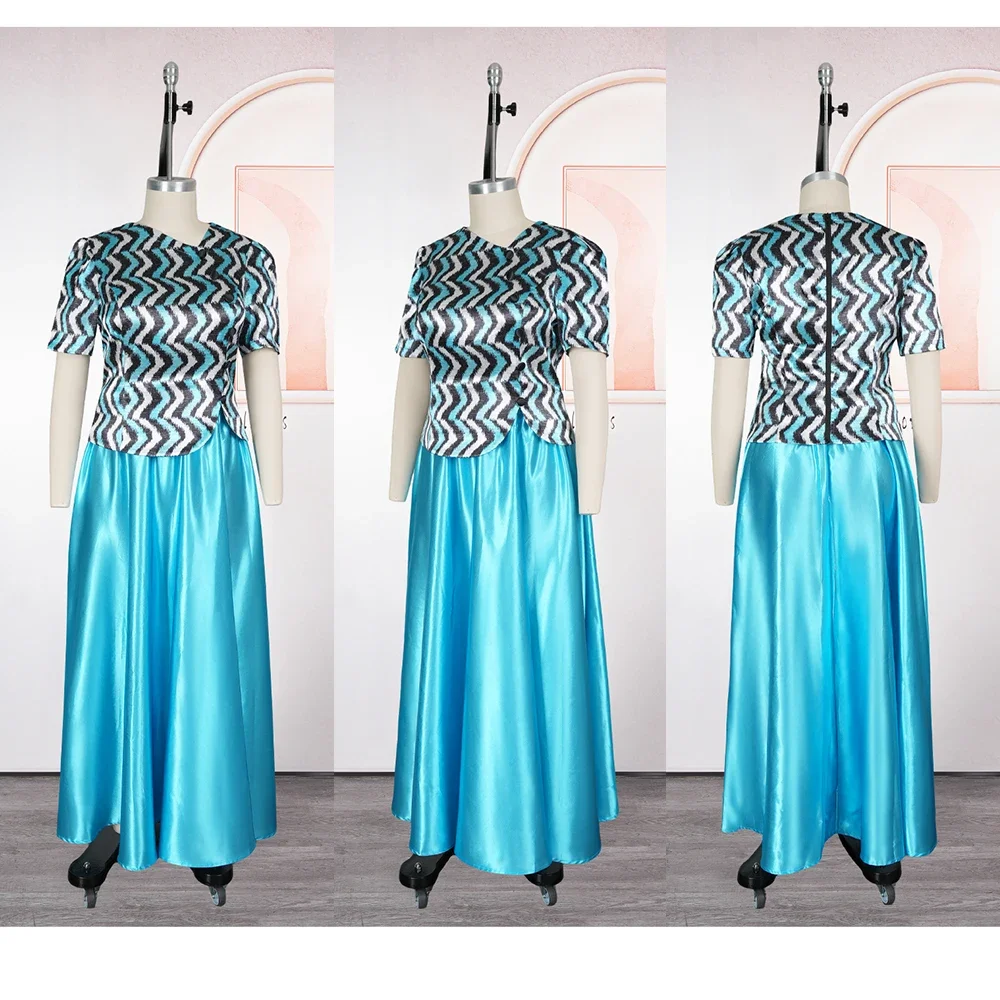 الملابس الأفريقية للنساء 2 قطعة مجموعات بلوزات والتنانير الدعاوى Dashiki أنقرة مساء الزي رداء حجم كبير فساتين حفلات الزفاف