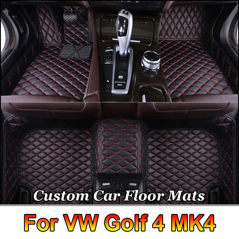 

Автомобильные коврики для VW Golf 4 MK4 1998 ~ 2003 дропшиппинг центр авто аксессуары для интерьера кожаные ковры коврики подушечки для ног