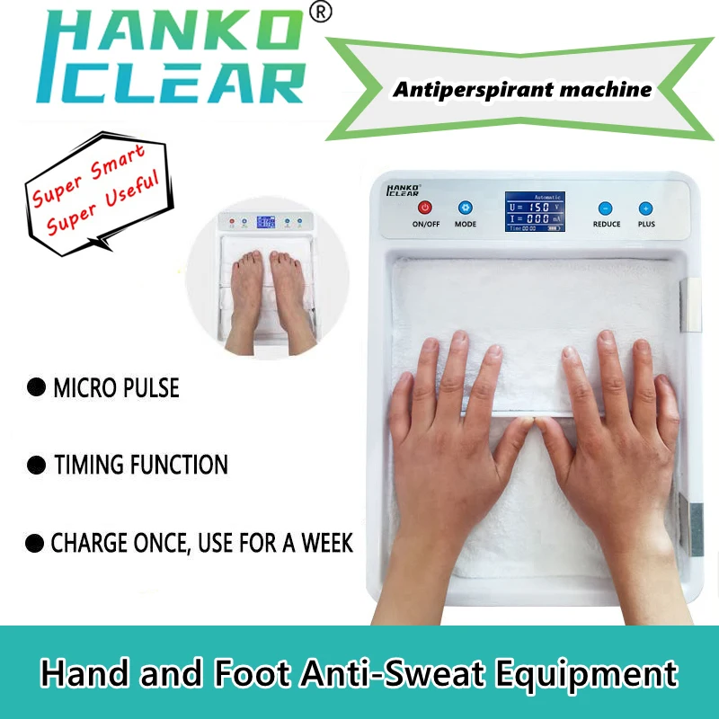 Hankoclear® Iontophoresis Machine  to Cure Sweating of Sweaty Palms and Feet