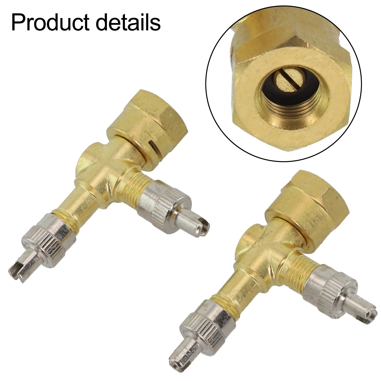 

For Motorcycles For Car TPMS Tee Adapter TPMS Adapter For Car Tire Pressure Management Metal Construction Direct Replacement